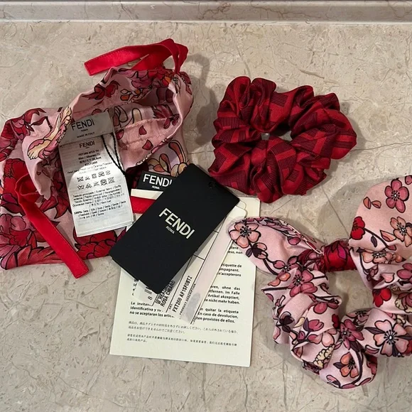 Fendi Accessories Nwt Fendi Hair Scrunchies Poshmark